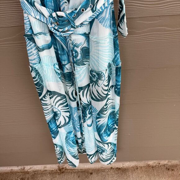 White House Black Market NWT seashell shirt dress - Picture 4 of 6